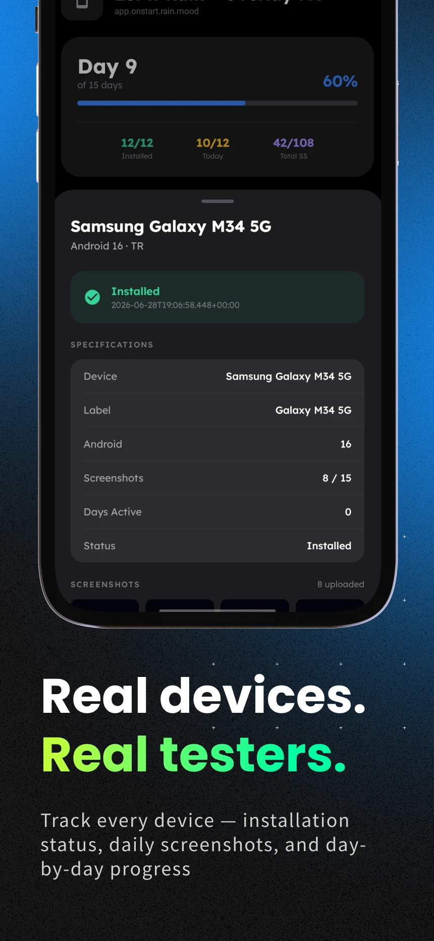 onTest screenshot 4